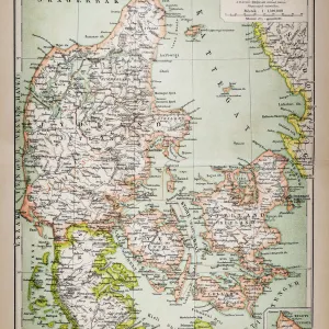 Maps and Charts Jigsaw Puzzle Collection: Denmark