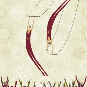 Trapeze Artists Circus Print Trapeze Artists Circus Print