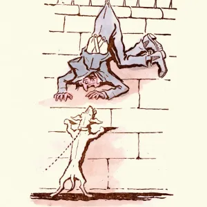 Cartoon satírico victoriano, el problema con los cortes de imagen.