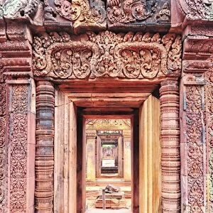 Doorway at Banteay Srei Temple