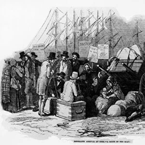 Emigrants At Cork Quay