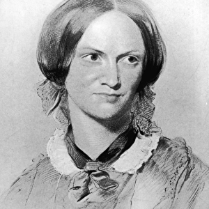 English authoress Charlotte Bronte (1816 - 1855)