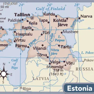 Estonia Jigsaw Puzzle Collection: Maps