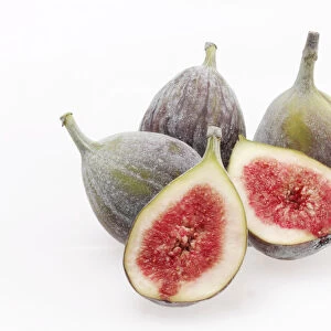 Figs, three whole and two halves