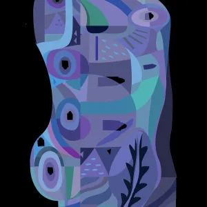 Cubist sculptures Collection: Abstract art