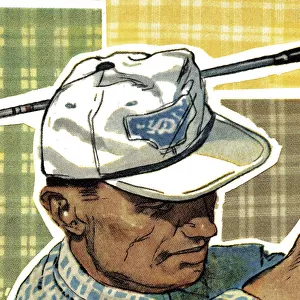 Golfer Wearing a Cap
