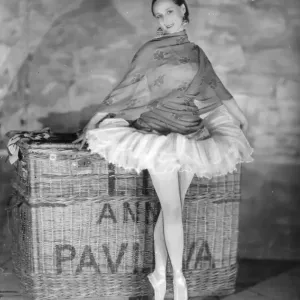 Anna Pavlova Prima Ballerina Print 1924