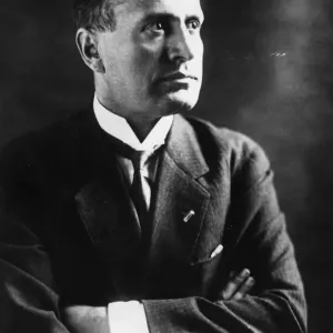 Benito Mussolini Portrait Print 1925 Benito Mussolini Portrait Print 1925