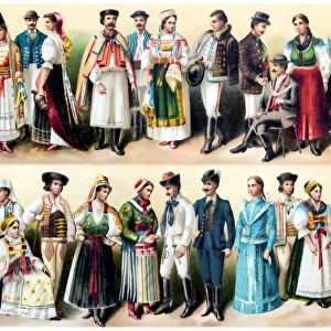Hungarian national costumes