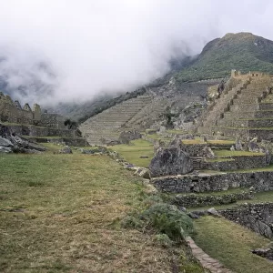 The Inca site of Machu Picchu
