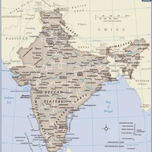 India country map