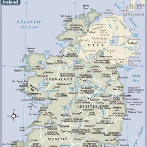 Ireland country map