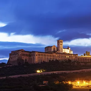Italy, Umbria, Assisi, Basilica of St. Francis of Assisi