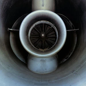 Jet airplane engine