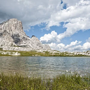 Laghi dei Piani lake, Sexten Dolomites, South Tyrol, Italy