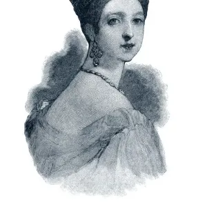 Fine Art Storehouse Print of Young Queen Victoria (1837)