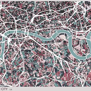 London city art map
