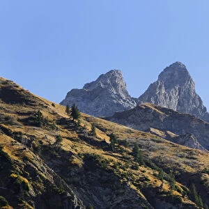 Maedelegabel mountain, Allgaeu Alps, Upper Allgaeu, Allgaeu, Swabia, Bavaria, Germany, Europe, Oberstdorf, Bavaria, Germany