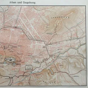 Map of ancient Athens