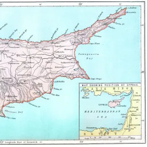 Map of Cyprus