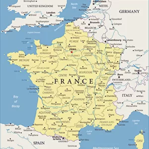 Map of France - Vector