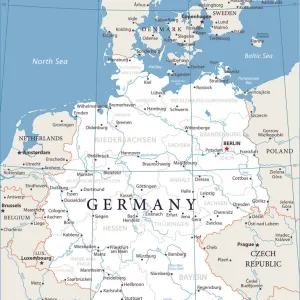 Germany Mouse Mat Collection: Maps