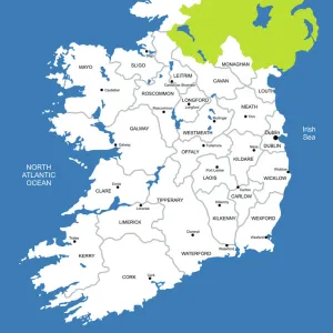 Map of Ireland