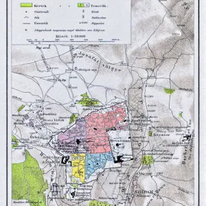 Map of Jerusalem 1895