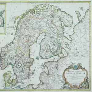 Map of Scandinavia