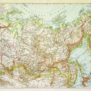 Map of Siberia 1895