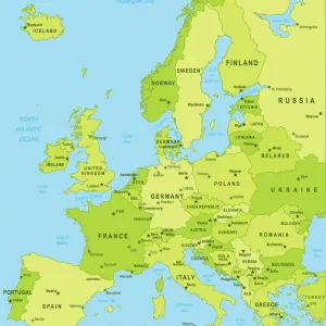 Carte détaillée de l'Europe. Carte détaillée de l'Europe.