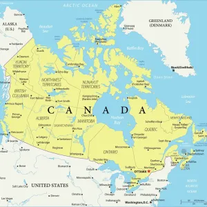 Canada Reference Map Print - 935511898 Canada Reference Map Print - 935511898