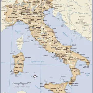Italy Country Map Print (Reference Maps, 2011 Edition) Italy Country Map Print (Reference Maps, 2011 Edition)