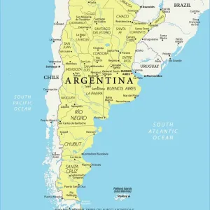 Argentina Vector Map Print - Reference Maps Argentina Vector Map Print - Reference Maps