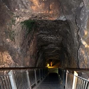 Megiddo, descending into the rock-cut water system