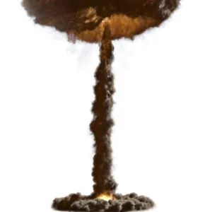 Mushroom cloud, artwork