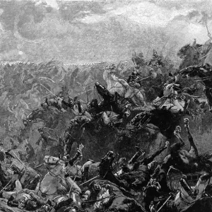 Napoleons Charge At Battle Of Waterloo