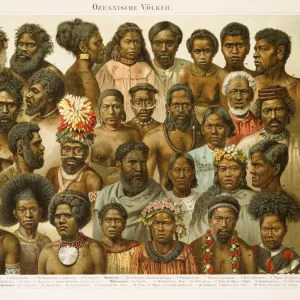 Oceanic People Chromolithograph 1896