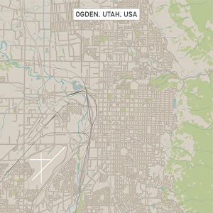 Ogden Utah US City Street Map