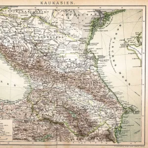 Old Caucasus map