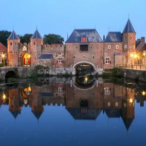Medieval Koppelpoort Gate Print, Amersfoort Netherlands 1425 Medieval Koppelpoort Gate Print, Amersfoort Netherlands 1425