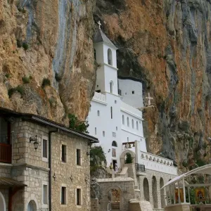Fine Art Storehouse Print of Ostrog Monastery, Montenegro Fine Art Storehouse Print of Ostrog Monastery, Montenegro