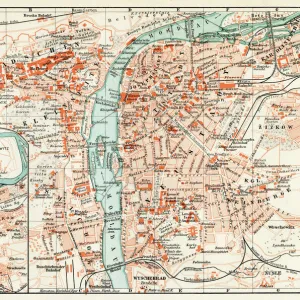 Prague map 1896