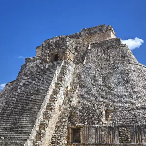 Pyramid of the Magician, Uxmal Mayan archaeological site
