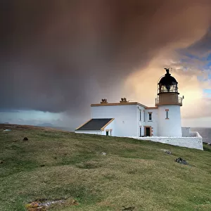 Rainshowers Stoer Lighthouse Sutherland Scotland