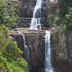 Ramboda Waterfalls near Ramboda, Central Province, Sri Lanka