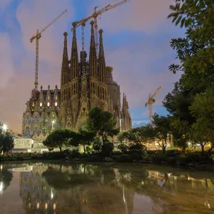 Sagrada Familia in Barcelona, Catalonia, Spain