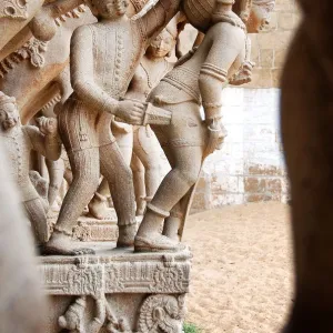 Stone carving Ranganathaswamy temple in Srirangam