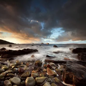 Storm Pebble, Stone Beach Elgol Isle Skye Scotland