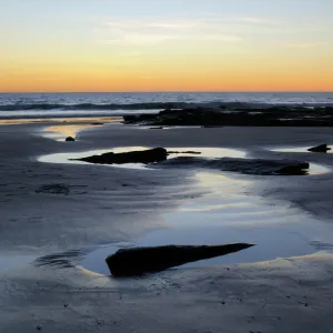 Sunset on the beach in Broome, Australia